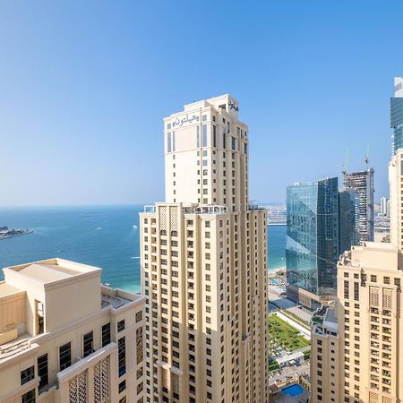Luxury Jbr - Full Sea View - Free 5* Beach Resorts Access Dubai Luaran gambar