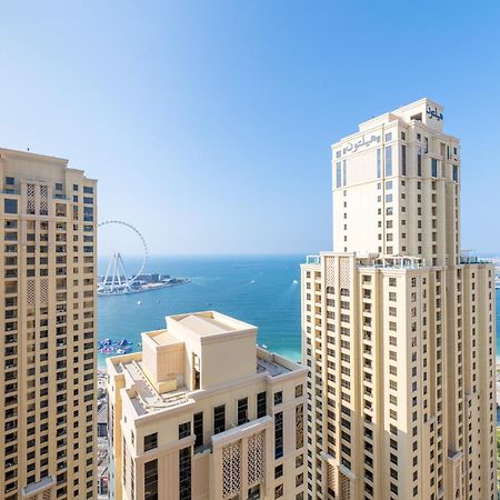 Luxury Jbr - Full Sea View - Free 5* Beach Resorts Access Dubai Luaran gambar