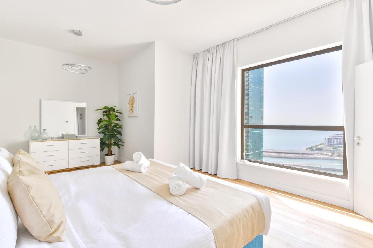 Luxury Jbr - Full Sea View - Free 5* Beach Resorts Access Dubai Luaran gambar