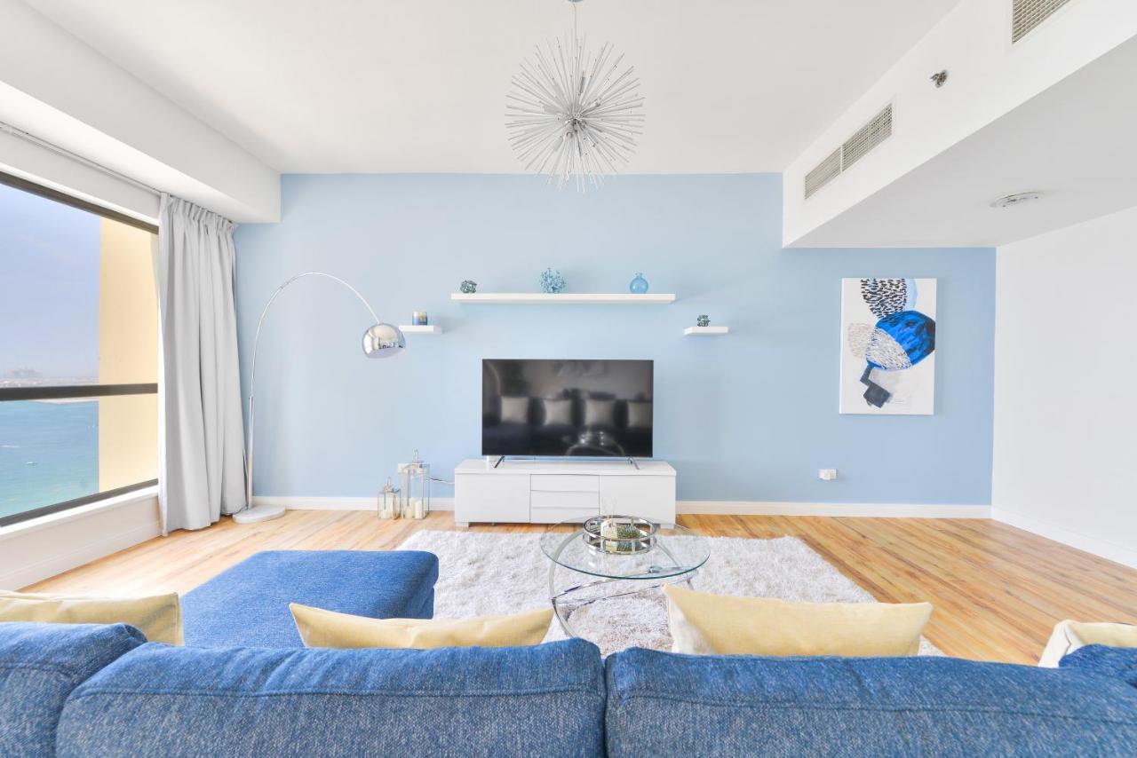 Luxury Jbr - Full Sea View - Free 5* Beach Resorts Access Dubai Luaran gambar