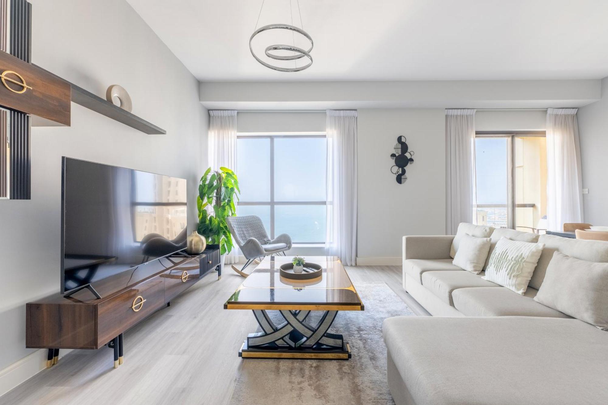 Luxury Jbr - Full Sea View - Free 5* Beach Resorts Access Dubai Luaran gambar
