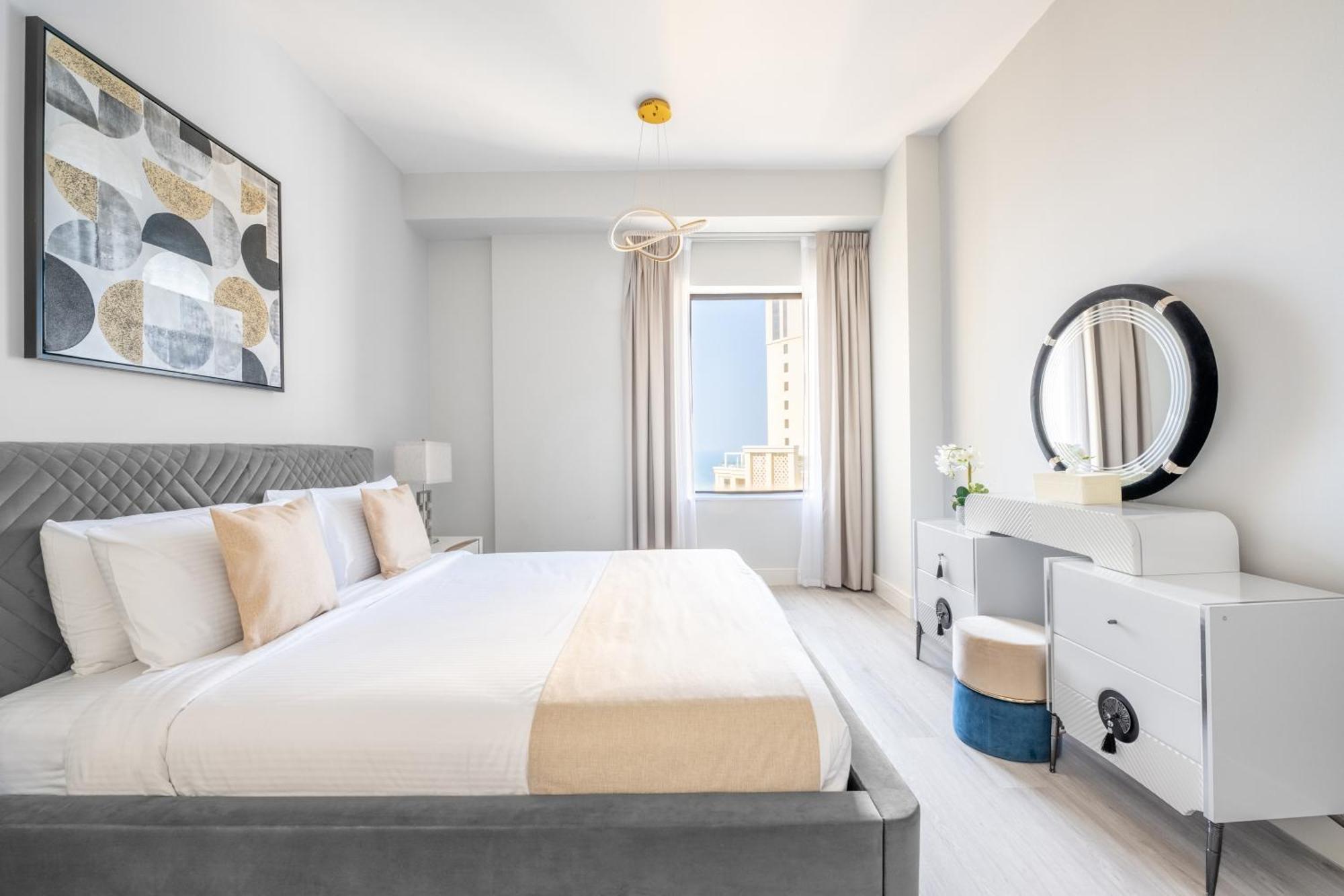 Luxury Jbr - Full Sea View - Free 5* Beach Resorts Access Dubai Luaran gambar